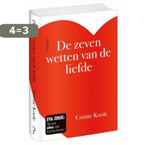 De zeven wetten van de liefde 9789044632590 Corine Koole, Boeken, Literatuur, Zo goed als nieuw, Verzenden