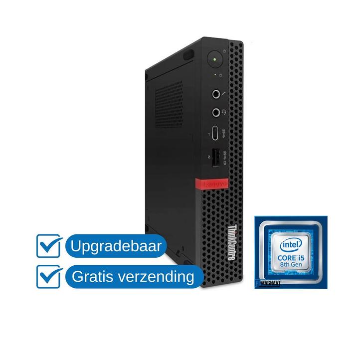 Lenovo ThinkCentre M920q i5-8400T 8GB 256GB NVMe, Computers en Software, Desktop Pc's, 2 tot 3 Ghz, SSD, Zo goed als nieuw, 8 GB