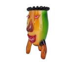 Figurine - Glazen bloempot - Verre