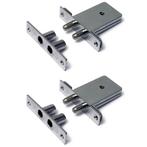 DX Insteek-bijzetslot DX SKG1 gelijksluitend per 2 stuks, Doe-het-zelf en Bouw, Nieuw, Overige materialen, Klink of Kruk