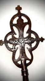 Ethiopische kruis – Liturgisch kruis van brons - Brons -, Antiek en Kunst