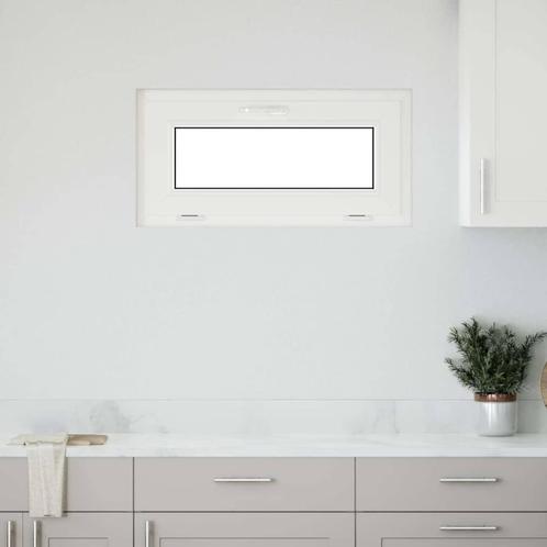 vidaXL Kelderraam RISOR 80x40 cm 3 glas kiepbaar antraciet, Doe-het-zelf en Bouw, Raamkozijnen en Schuifdeuren, Nieuw, Verzenden