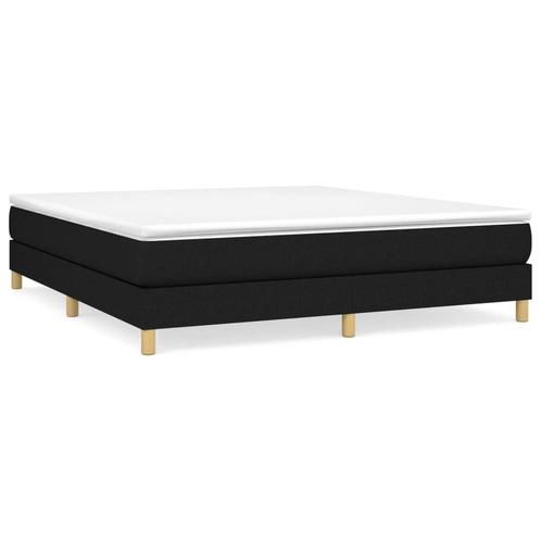 Bedframe Stof Zwart 160x200 - OP = OP! - Slaapkamer Upgrade, Huis en Inrichting, Slaapkamer | Bedden, 160 cm, 200 cm, Zwart, Nieuw