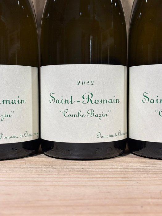 2022 Domaine de Chassorney Combe Bazin - Saint-Romain - 3, Verzamelen, Wijnen