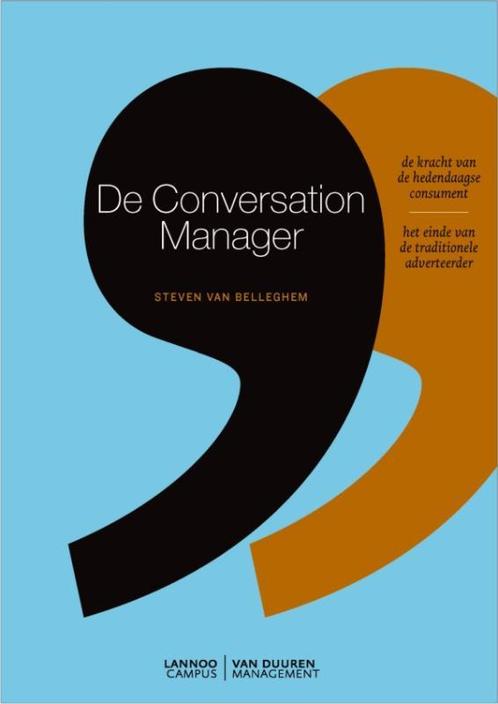 De conversation manager 9789081516327, Boeken, Wetenschap, Zo goed als nieuw, Verzenden