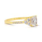 Ring - 18 karaat Geel goud - 1.32ct. tw. Diamant, Nieuw