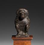 Oud-Egyptisch Brons Baviaan. Derde Tussenperiode, XXI - XXII
