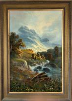Francis E. Jamieson (1895-1950) - A mountain landscape with, Antiek en Kunst, Kunst | Schilderijen | Klassiek