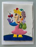 Juan García Ripollés (1932) - Chica con frutas, Antiek en Kunst