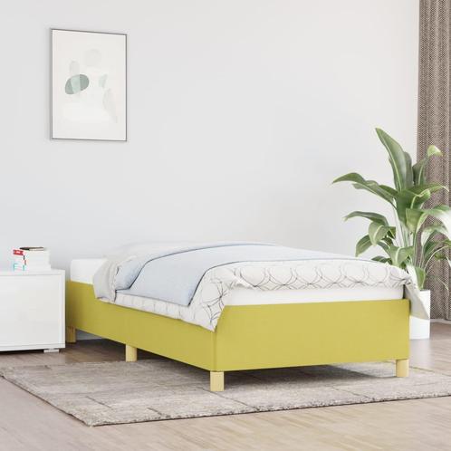 vidaXL Bedframe stof groen 80x200 cm, Huis en Inrichting, Slaapkamer | Bedden, Nieuw, Verzenden