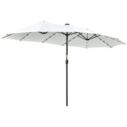 TRUUSK e Parasol Met LED-verlichting 4,5m Diameter 1, Tuin en Terras, Parasols, Verzenden