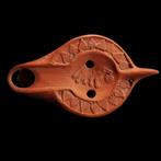 Romain tardif / protobyzantine Lampe à huile en sigillée