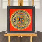 Painting of Tibetan Tradition - Mandala Yantra with Om