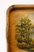 Decoratief dienblad - Europa - Handgeschilderde houten