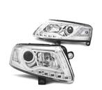 Phares Pour Audi A6 C6 04-08 Daylight Drl Led Chromé, Verzenden, Nieuw