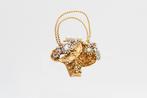 Broche - 18 karaat Geel goud Robijn - Parel, Handtassen en Accessoires