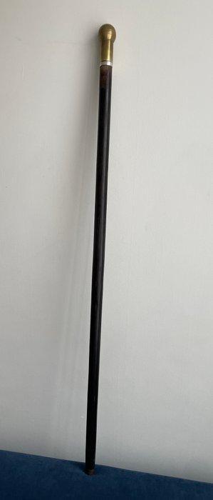 Wandelstok - Hout, Messing, Zilver, Antiek en Kunst, Antiek | Overige Antiek