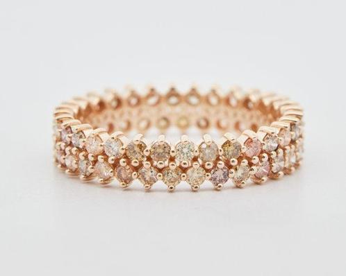 Zonder Minimumprijs - Ring 14 kt. -  1.19ct. tw. Diamant, Handtassen en Accessoires, Ringen