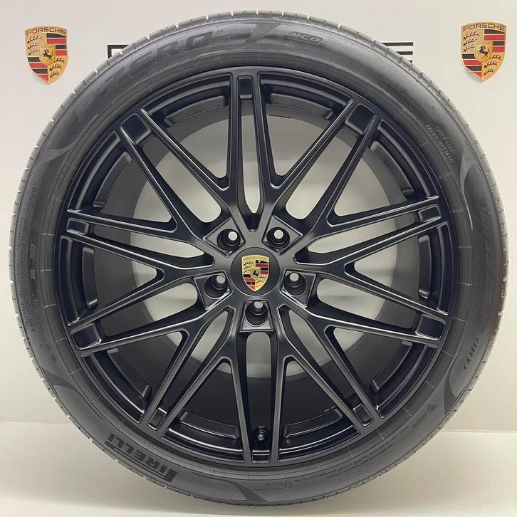 Porsche Cayenne E3 II 22inch RS Spyder GTS met  banden, Auto-onderdelen, Banden en Velgen, Overige maten, Zomerbanden, 315 mm