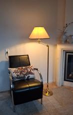 Swingarm vloerlamp - Messing, Koper - Zwenkarm zonder kap.