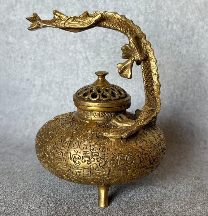 Wierookbrander - Brons - Draak, Antiek en Kunst, Antiek | Overige Antiek