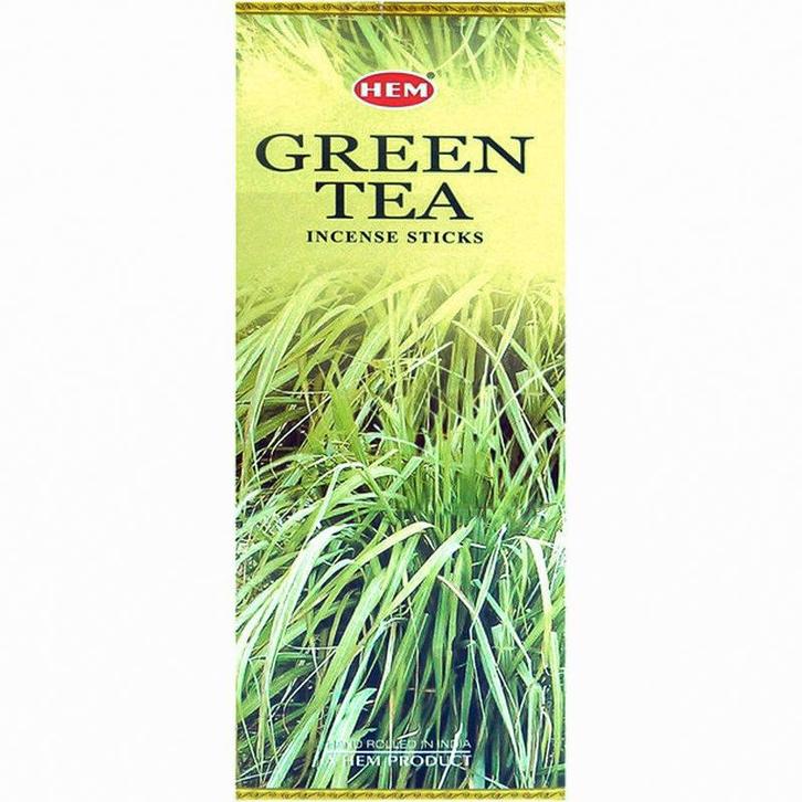 HEM Wierook - Green Tea - Slof / Voordeelbox (6 Pakjes /..., Huis en Inrichting, Woonaccessoires | Overige, Nieuw, Ophalen of Verzenden