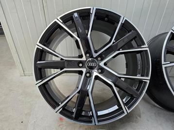 Audi Q3 Q4 Q5 A6 Q7 Q8 Etron 20 inch velgen 5x112 black/diam beschikbaar voor biedingen