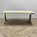 Tweedehands Schärf slingerbureau 200x100/90 cm, licht beuken, Bureau