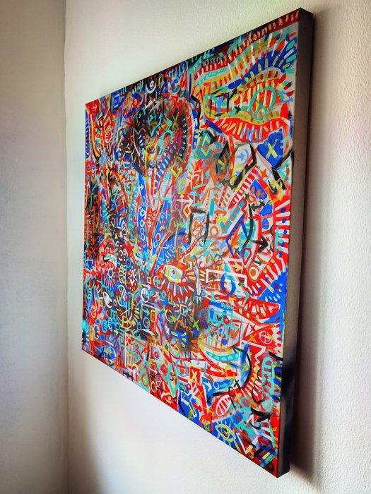 Leo Kogan - Island Life, Antiek en Kunst, Kunst | Schilderijen | Modern