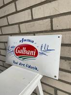 Vintage Galbani Emaille Bord - Vintage Galbani Emaille Bord, Antiek en Kunst