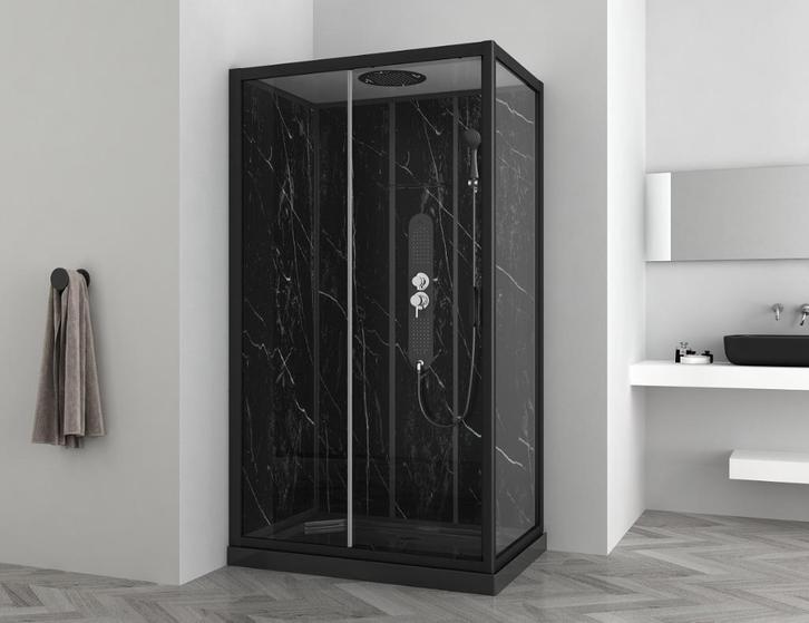 Sanifun complete douchecabine Durbuy 1200 x 800 Kitvrij Deze, Doe-het-zelf en Bouw, Sanitair, Douche, Nieuw, Ophalen of Verzenden