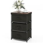 2dekans | Coast Nachtkastje met Stoffen Lades - 3 Laags - 40, Huis en Inrichting, Ophalen of Verzenden, Nieuw