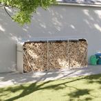 vidaXL Haardhoutopslag 234x45x100 cm gegalvaniseerd staal, Tuin en Terras, Verzenden