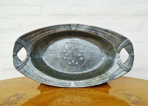 Bingit Zinn - Ignac & Adolf Bing - Schaal - Jugendstil, Antiek en Kunst, Kunst | Designobjecten