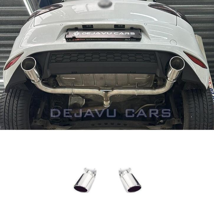 Chrome Uitlaat tips 90mm | 100mm, Auto diversen, Tuning en Styling, Ophalen of Verzenden