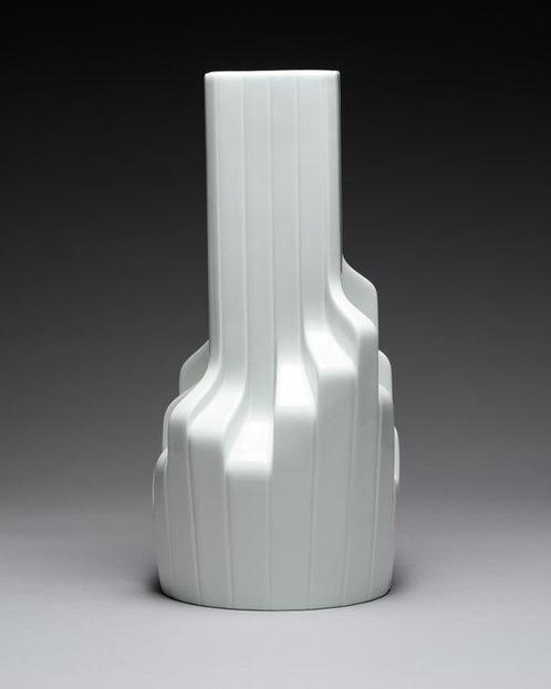 Rosenthal - Zaha Hadid - Vase - Minimalisme postmoderniste -, Antiek en Kunst, Antiek | Glaswerk en Kristal