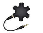 DrPhone AUX6 3.5mm Aux Splitter - Stereo-audio-headset, Verzenden, Nieuw