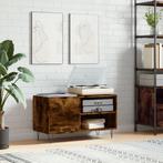 vidaXL Platenkast 85x38x48 cm bewerkt hout gerookt, Huis en Inrichting, Woonaccessoires | Cd- en Dvd-rekken, Verzenden, Nieuw