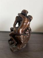 After Auguste Rodin - Beeld, De kus (the kiss ) - 12 cm -, Antiek en Kunst