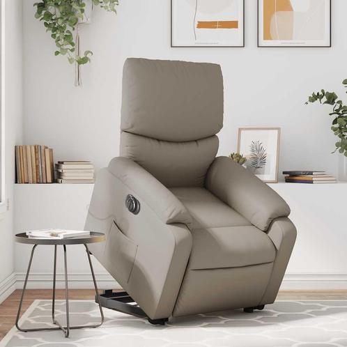 vidaXL Sta-op-massagestoel elektrisch kunstleer, Huis en Inrichting, Fauteuils, Nieuw, Verzenden