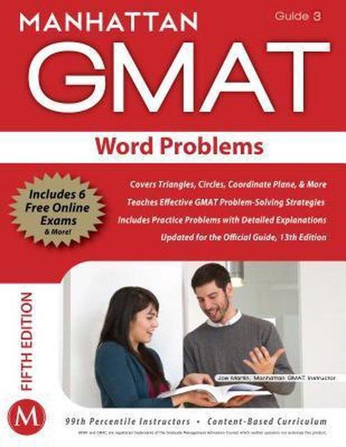 Manhattan GMAT Word Problems, Guide 3 9781935707684, Livres, Livres Autre, Envoi