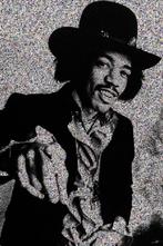 David Law - Crypto Jimi Hendrix Experience 1968, Antiquités & Art