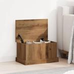 vidaXL Opbergbox 30x50x28 cm bewerkt hout artisanaal, Verzenden, Nieuw