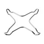 Pannendrager Verkleiner | HENDI Hokkers | 255x255x25(h)mm, Verzenden