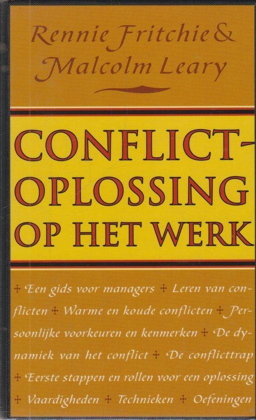 CONFLICTOPLOSSING OP HET WERK 9789057120855 R. Fritchie, Boeken, Economie, Management en Marketing, Zo goed als nieuw, Verzenden