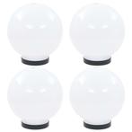 vidaXL LED-bollampen 4 st rond 20 cm PMMA, Verzenden, Nieuw