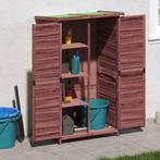 vidaXL Abri � outils de jardin moka 83x57x140 cm bois
