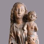 sculptuur, Madonna con bambino - 65 cm - Hout