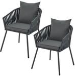 Tweedekans | Touwstoelen - Set van 2 - Incl. Zit- en, Tuin en Terras, Ophalen of Verzenden, Nieuw
