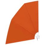 Inklapbaar Windscherm Terracotta | Retour Deal | Tuin & B..., Tuin en Terras, Staal, Nieuw, 200 cm of meer, Verzenden